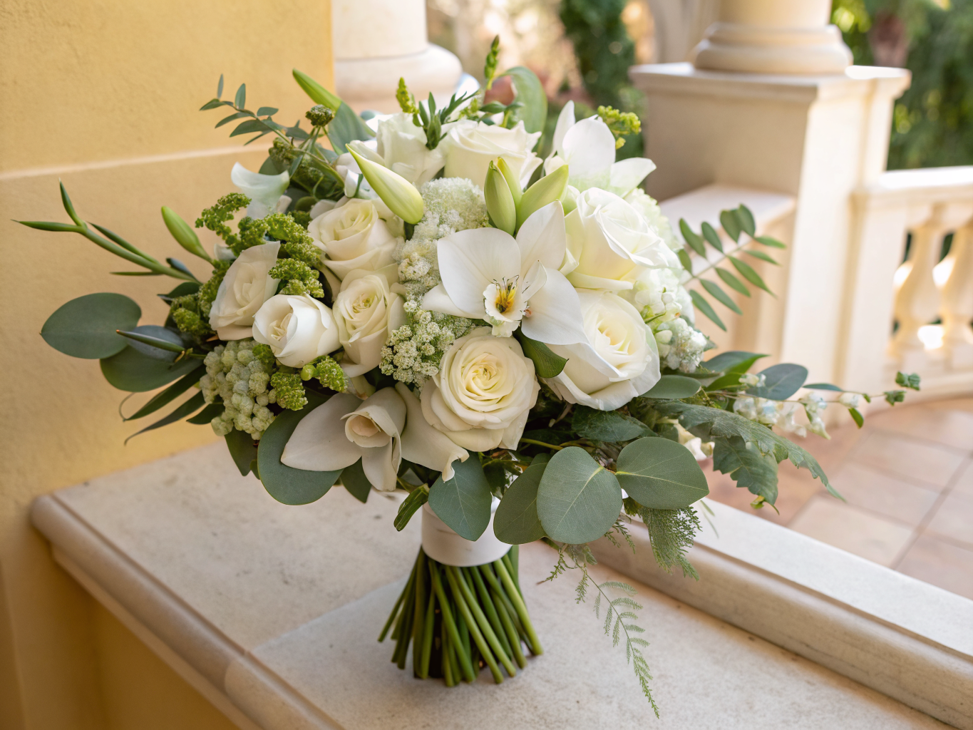 Eleganter Lilienstrauß